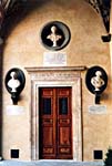 Portal zum Palazzo Chigi-Saracini